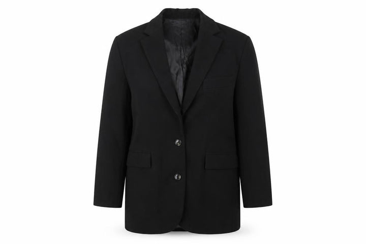 Mango Women's Black Blazer, Size L, Classic Style