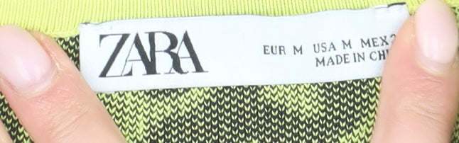 Zara Women's Multicoloured Leopard Print T-Shirt Size 12