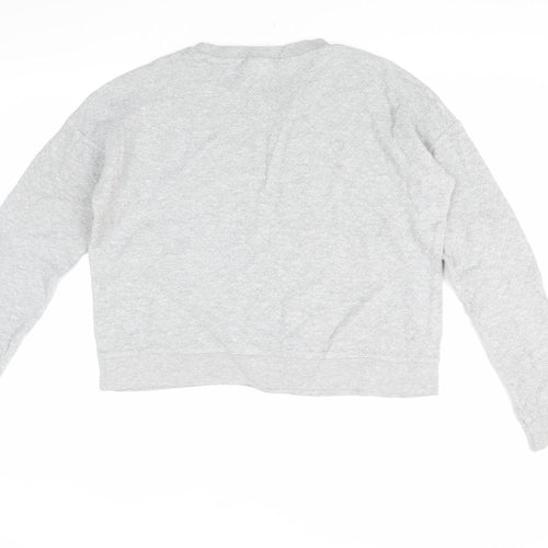 Topshop Women's Grey Pullover Sweatshirt Size 10