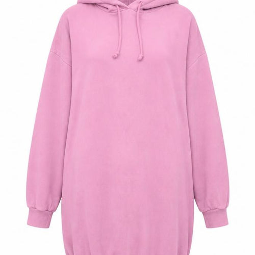 Topshop Women's Pink Hooded Jumper Dress, XS-S