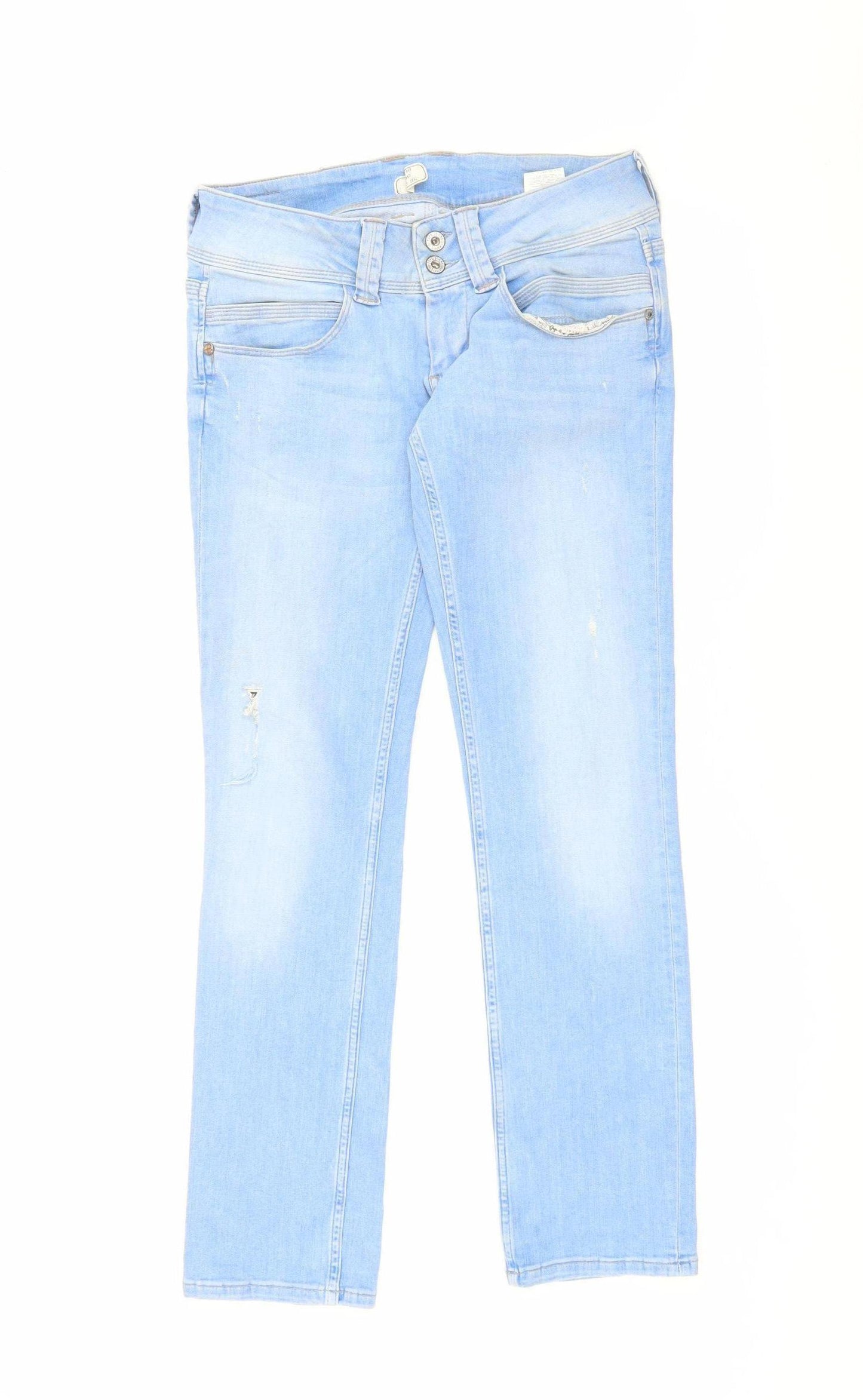 Pepe Jeans Women Blue Straight Jeans Size L