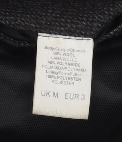 River Island Grey Military Jacket Coat for Men, Size M