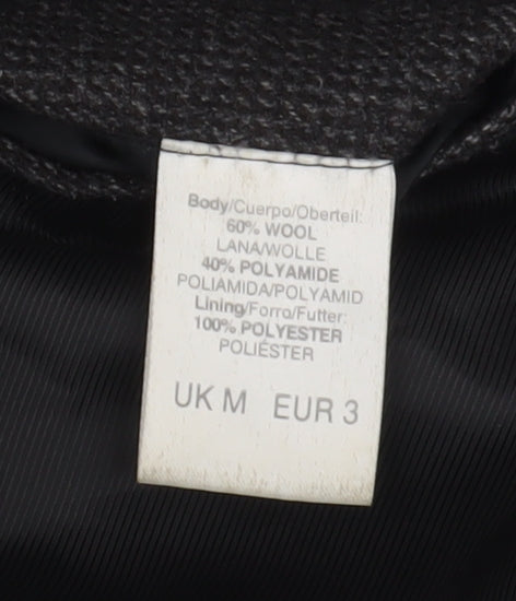 River Island Grey Military Jacket Coat for Men, Size M