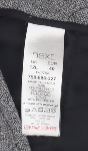 Next Women's Grey Tall Dress Pants Size 12