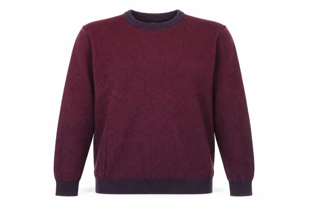 Front view of Next Men's Purple L Crew Neck jumper Casual