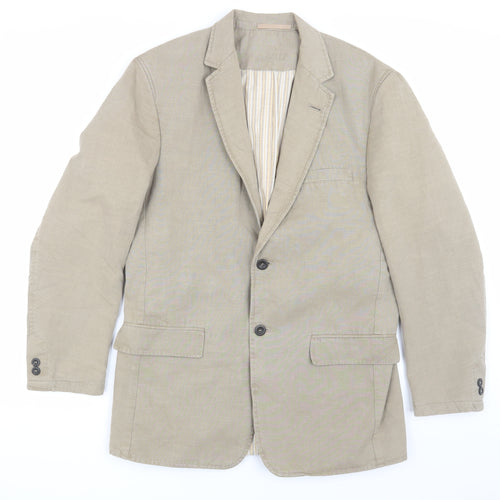 Daniel Grahame Men's Beige Blazer 38R Regular Fit