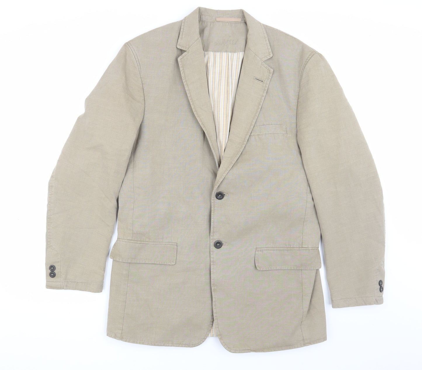 Daniel Grahame Men's Beige Blazer 38R Regular Fit