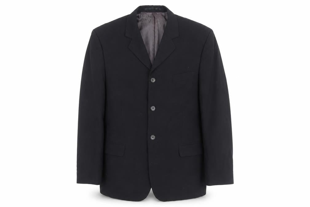 Front view of Willson Men's Black Blazer 40 Classic Jacket