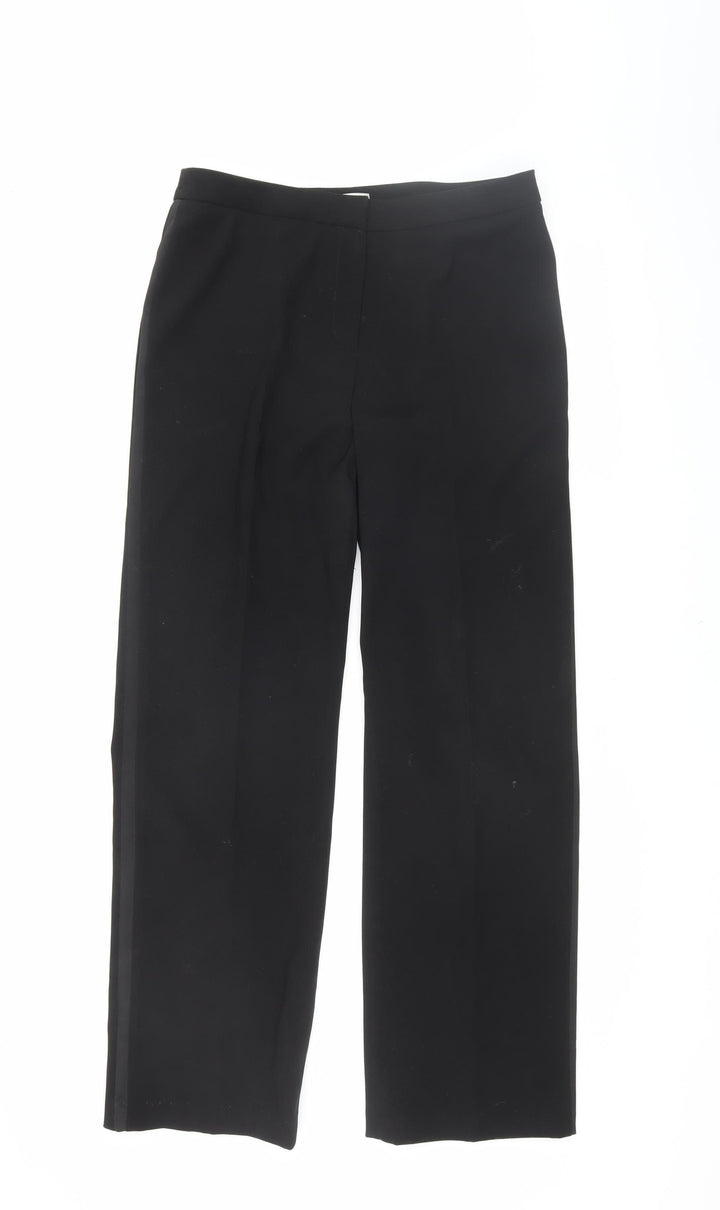 Etam Women’s Black Straight Trousers, Size 12