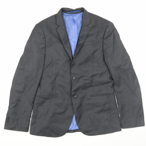 Marks and Spencer Men's Grey Blazer 38 Regular