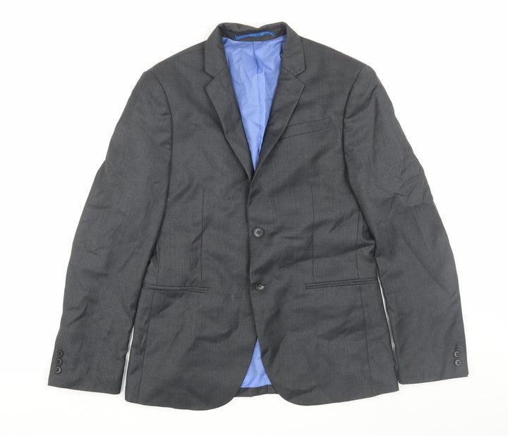Marks and Spencer Men's Grey Blazer 38 Regular