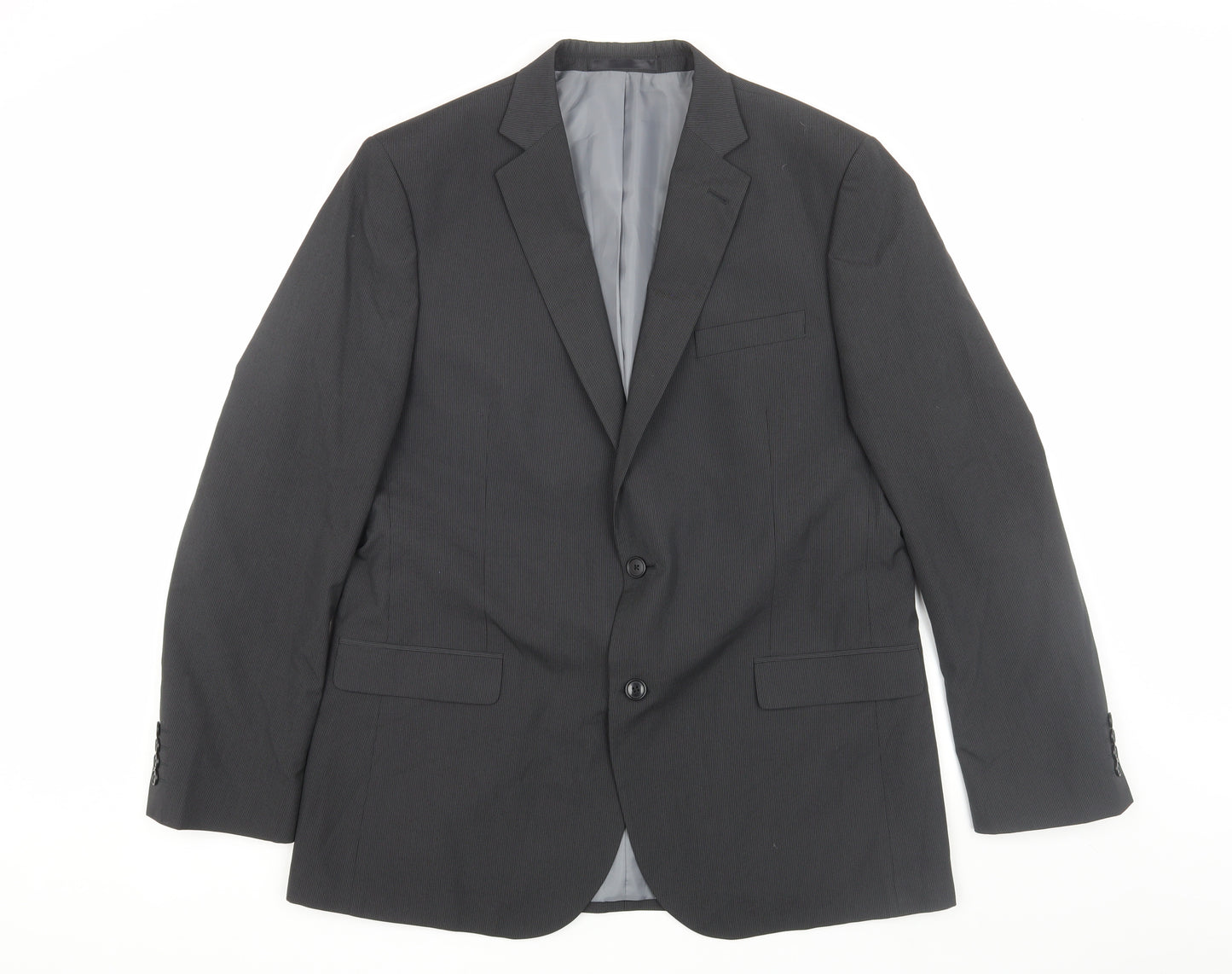 Marks and Spencer Men's Grey Suit Jacket 44 Regular