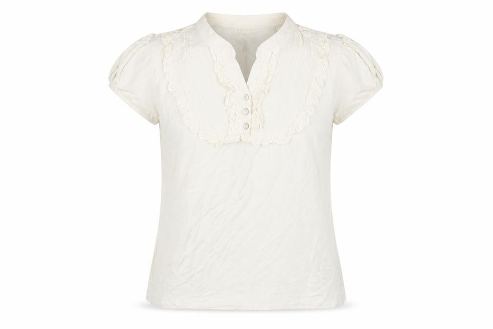 Front view of New York Laundry Women's White Blouse -, size 14