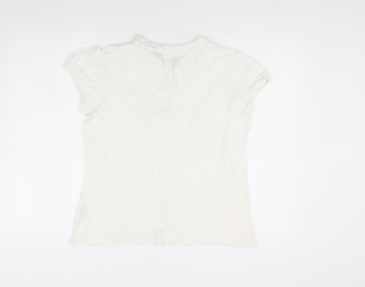 New York Laundry Women's White Blouse - Size 14