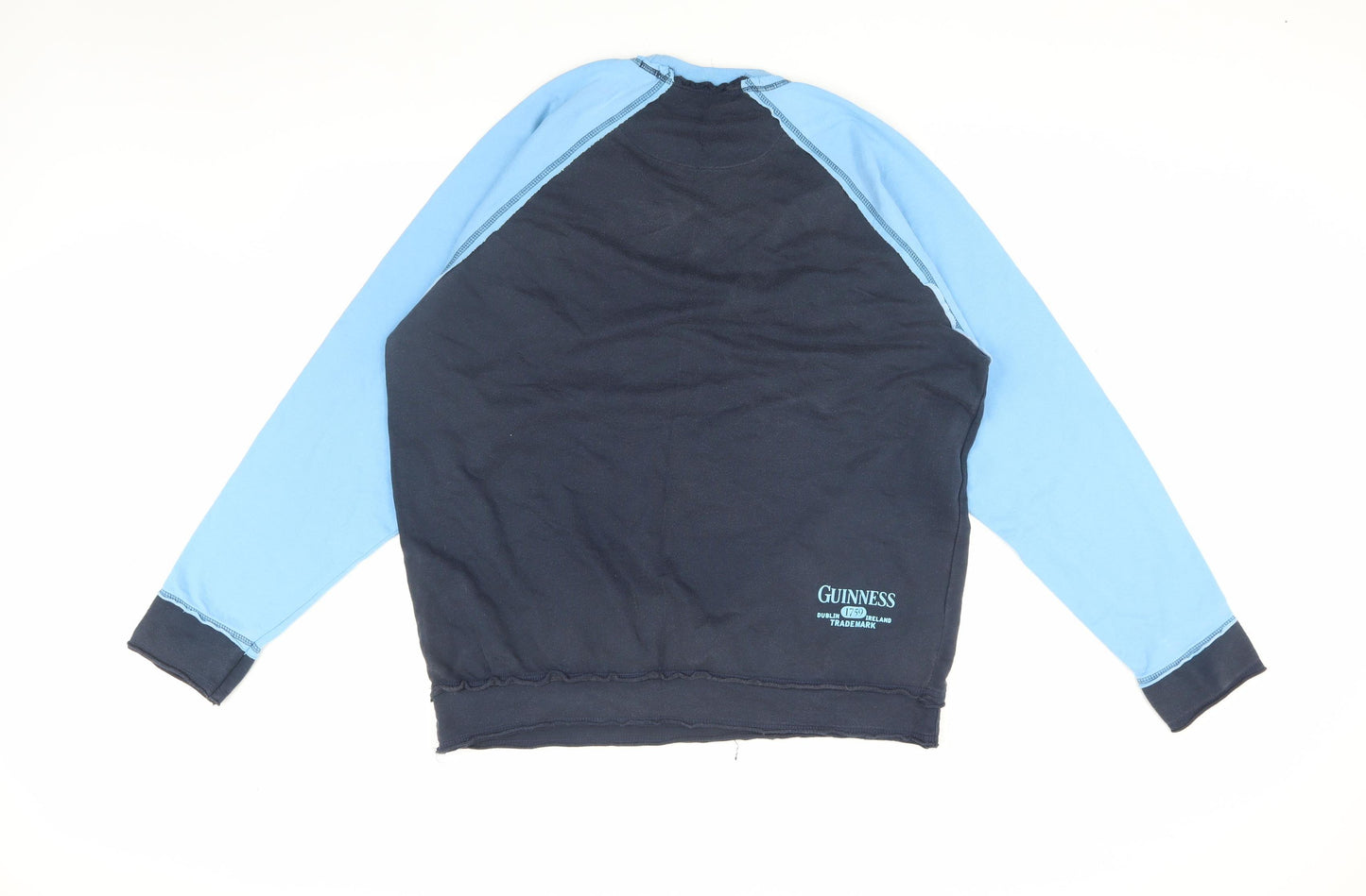 Guinness Men's Blue Logo Pullover Sweatshirt L