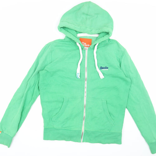 Superdry Men’s Green Full Zip Hoodie L