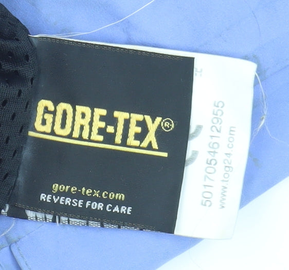 Gore-Tex Blue Casual Hooded Jacket L Unisex