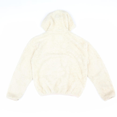 Jack Wills Girls Beige Hooded Puffer Jacket 12-13Y