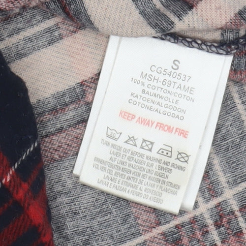 Brave Soul Men's Multicolour Flannel Plaid Shirt S