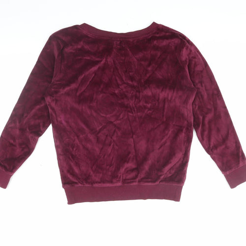 Harry Potter Teens Red Velvet Sweatshirt S
