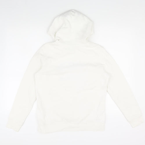 Gap Women's Ivory S Pullover Hoodie with Logo