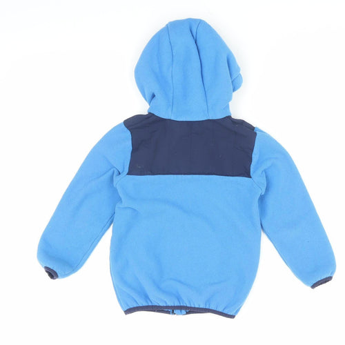 Decathlon Boys Blue Full Zip Hoodie 4-5 Years