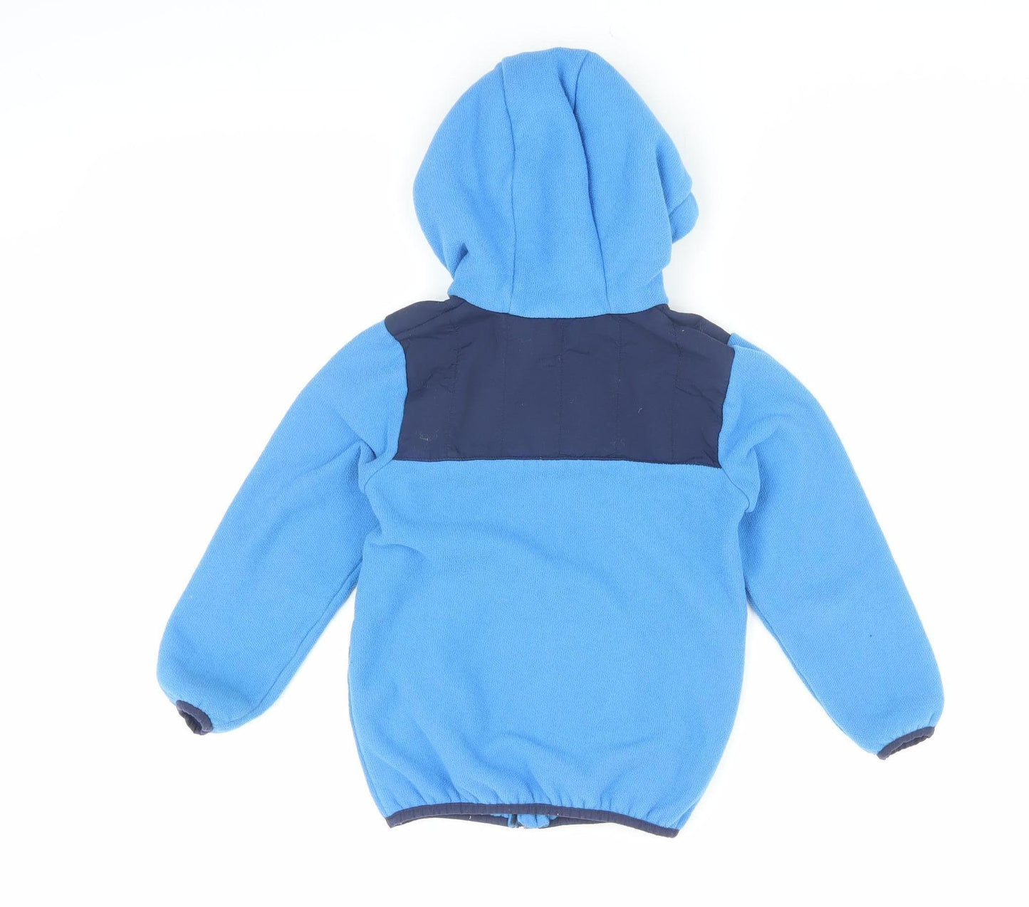 Decathlon Boys Blue Full Zip Hoodie 4-5 Years