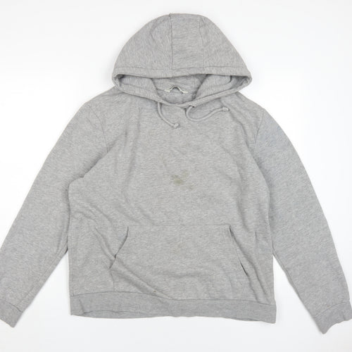 Kangaroo Poo Men's Grey Hoodie Large Pullover