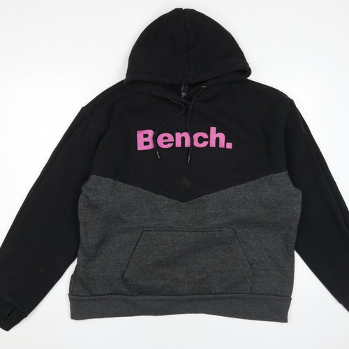 Bench Men's Black Pullover Hoodie 3XL with Logo