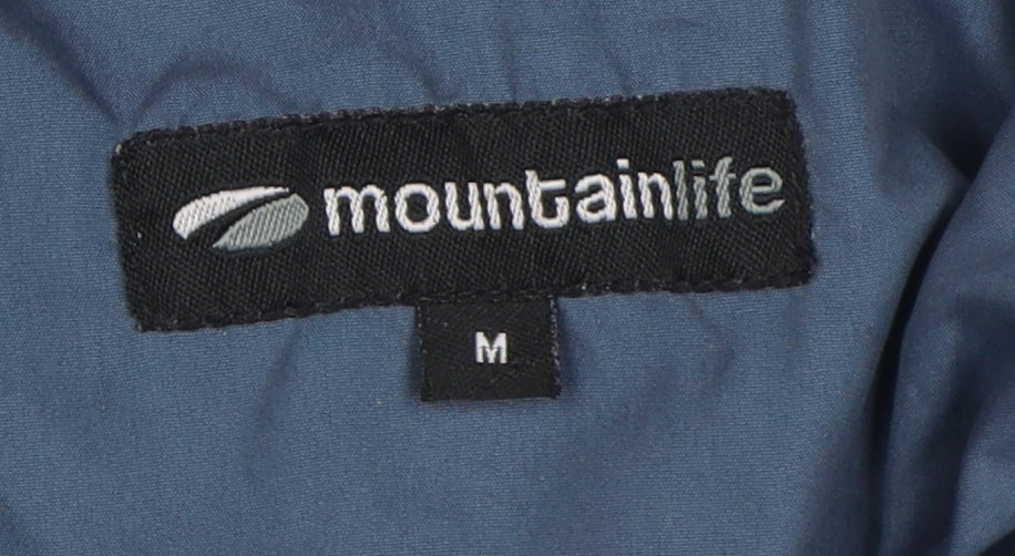 Mountainlife Men's Blue Windbreaker Jacket M