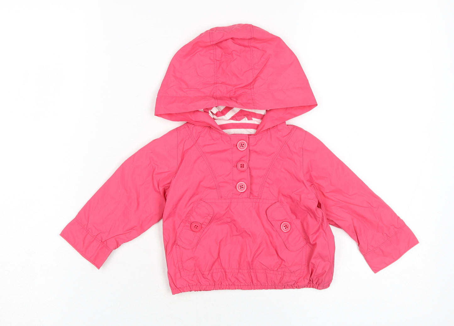 Gap Unisex Baby Toddler Pink Rain Coat 12-18 Months