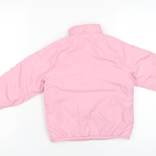 Adidas Girls Pink Puffer Jacket, 3-4 Years, Lightweight, Hooded