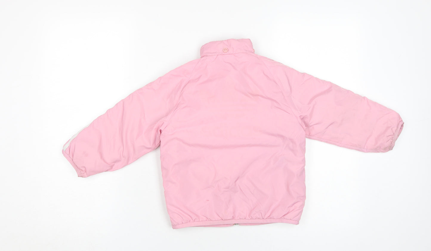 Adidas Girls Pink Puffer Jacket, 3-4 Years, Lightweight, Hooded