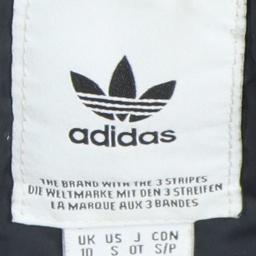 Adidas Women's Black Puffer Jacket Size 10