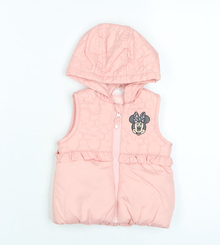 Disney Minnie Mouse Baby Pink Hooded Jacket 3-6 Months