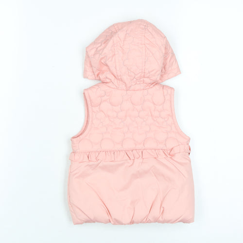 Disney Minnie Mouse Baby Pink Hooded Jacket 3-6 Months