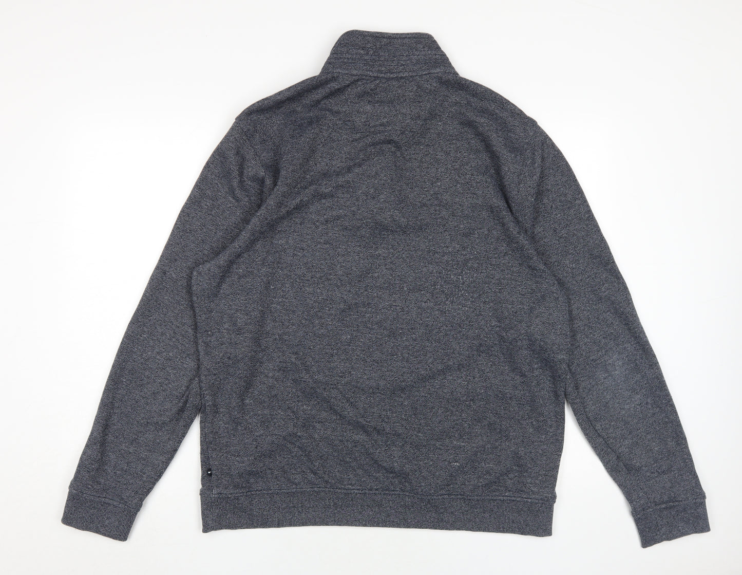 Maine New England Men's Grey Henley Jumper L