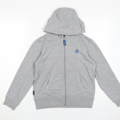 Manchester City Grey Boys Hoodie 10-11 Years Full Zip