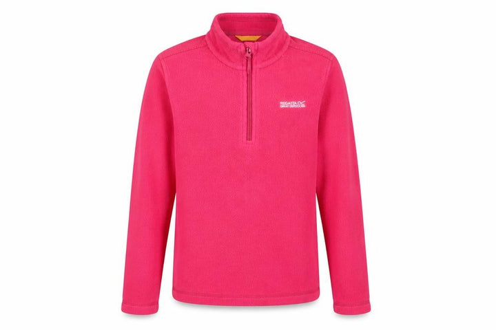 Regatta Girls Pink Fleece Sweatshirt 11-12 Years 1/4 Zip
