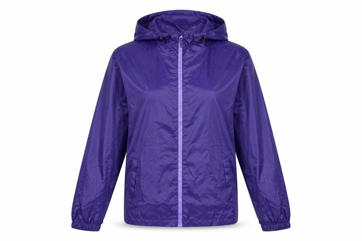 Regatta Women's Purple S Hooded Windbreaker Jacket