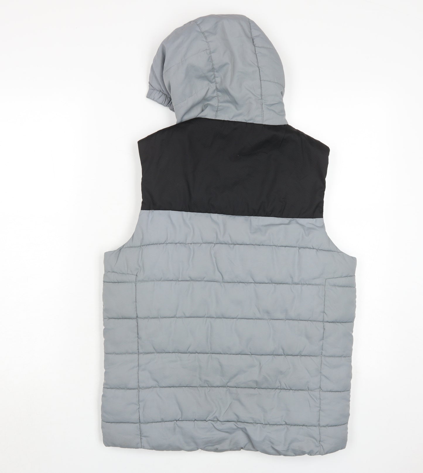 Hype Boys Grey Black Puffer Jacket 13-14 Years Casual Style