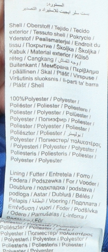 Jack & Jones Men's Blue Puffer Jacket Size L