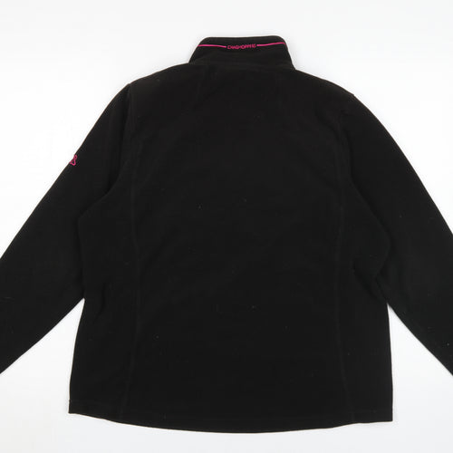 Craghoppers Women's Black Fleece Sweatshirt Size 16
