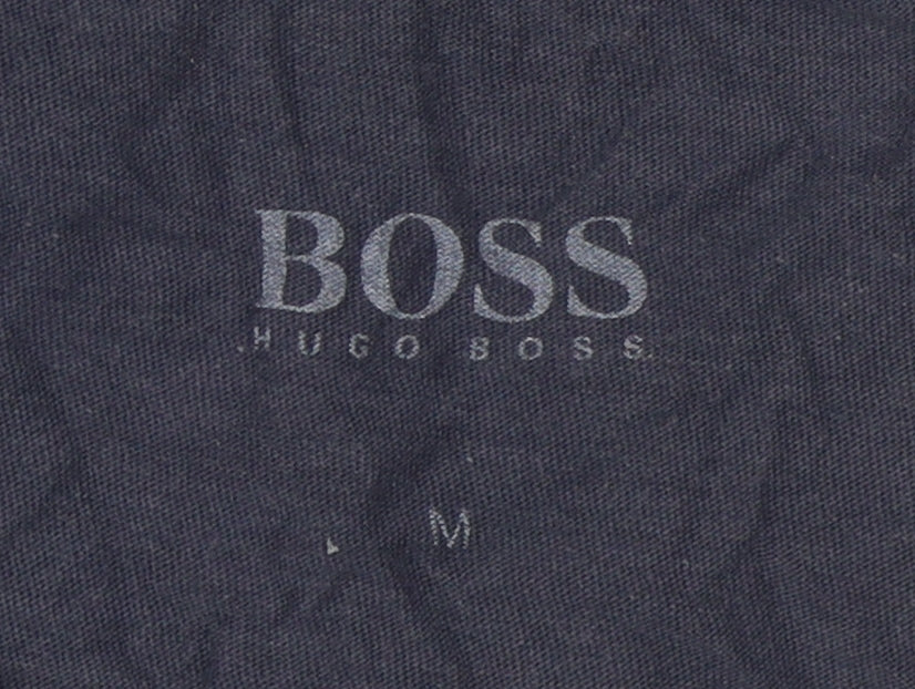 Hugo Boss Men's Blue Medium Crew Neck T-Shirt