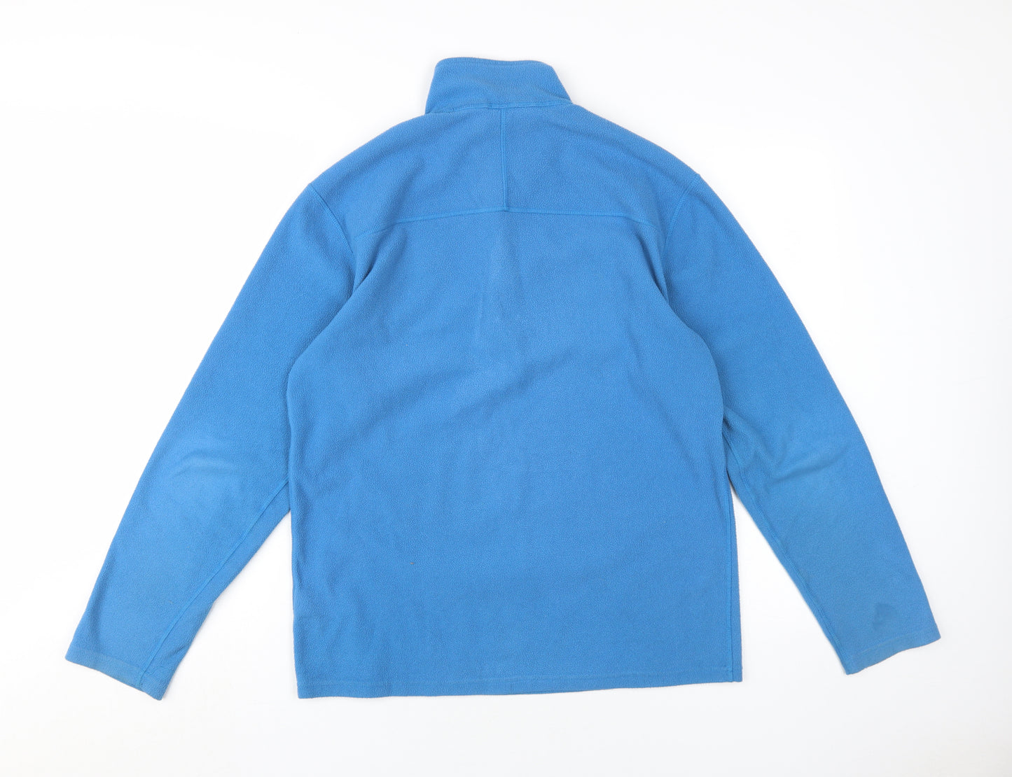The North Face Men's Blue 1/4 Zip Fleece Sweatshirt M