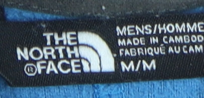 The North Face Men's Blue 1/4 Zip Fleece Sweatshirt M