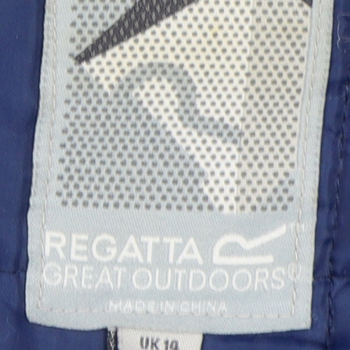 Regatta Women's Blue Rain Coat Jacket Size 14