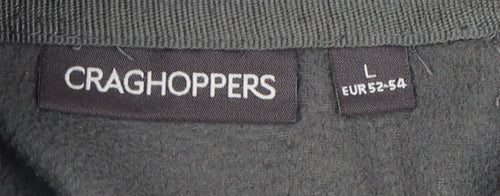 Craghoppers Men’s Grey Fleece Sweatshirt L 1/4 Zip