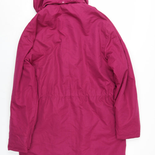 Cotton Traders Women's Pink Parka Jacket M