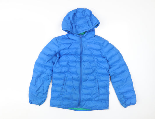 Mountain Warehouse Boys Blue Puffer Jacket 9-10 Winter